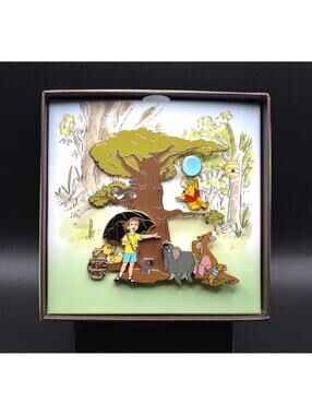 Disney Winnie the Pooh and the Honey Tree 60th Anniversary Jumbo LE 4000 Pin (C3